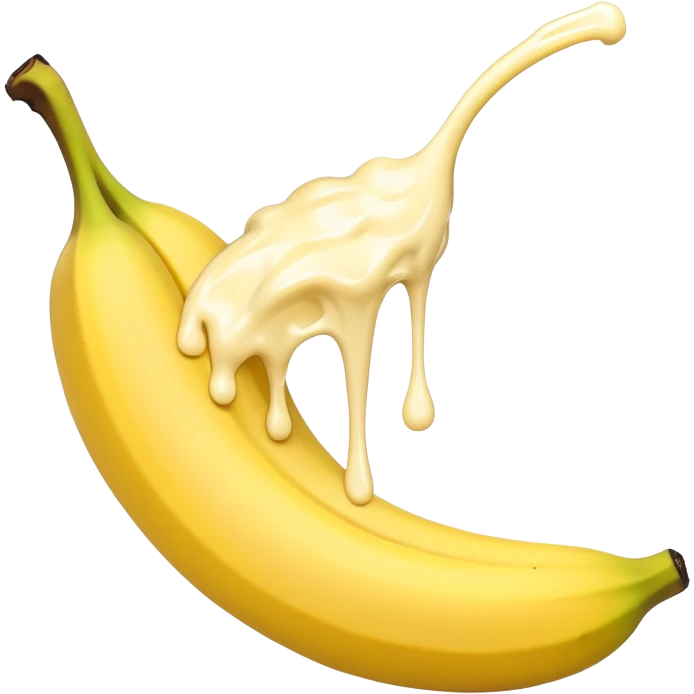 1 Banana dripping cream emoji