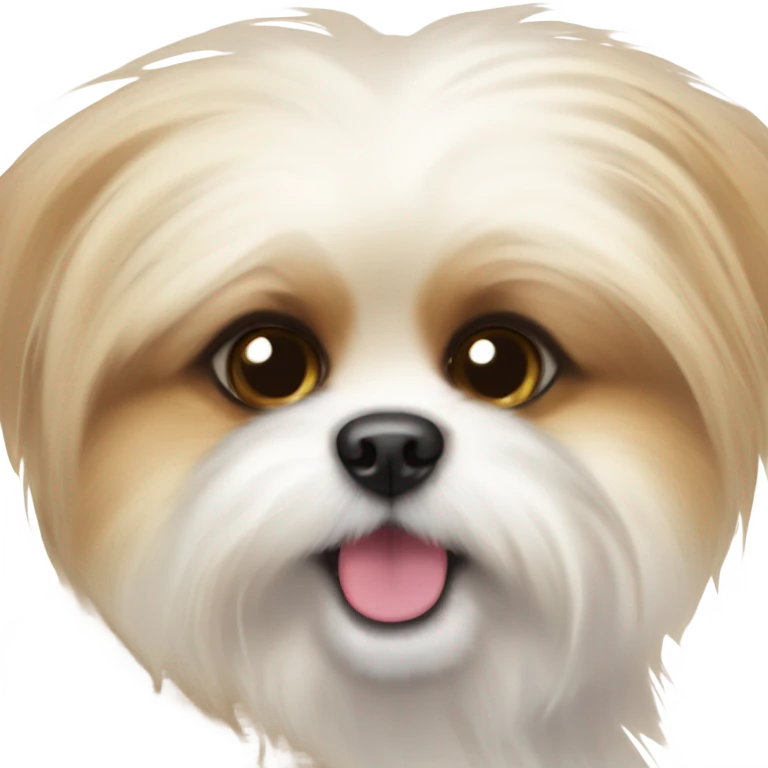 Pomeranian shih tzu puppy  emoji