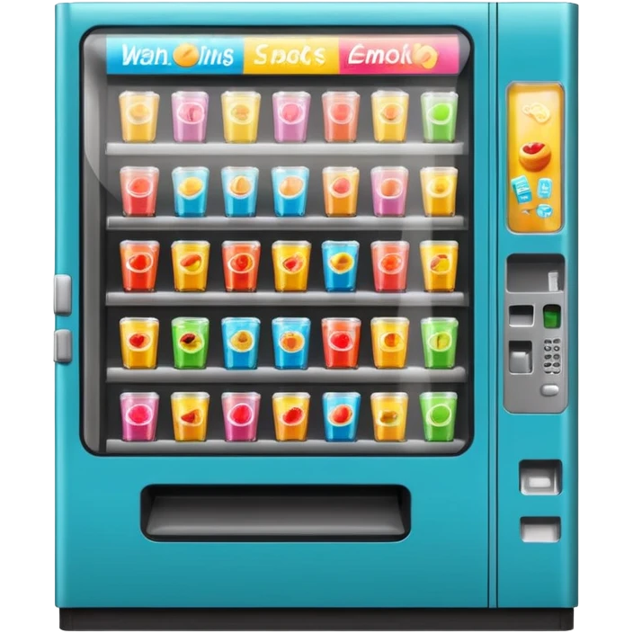 vending food machine emoji