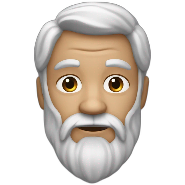 barbu chauve emoji