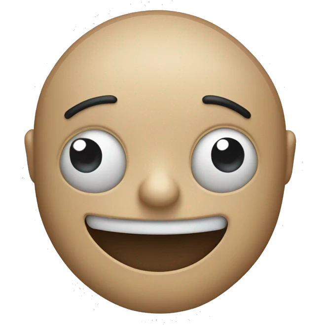 A reusable scrap product with a face on it emoji