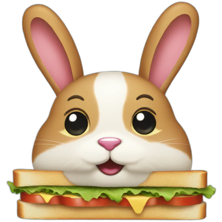 sandwich rabbit emoji
