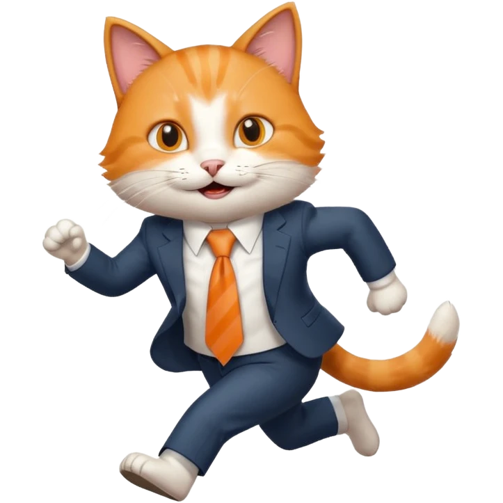 happy cat running for president emoji