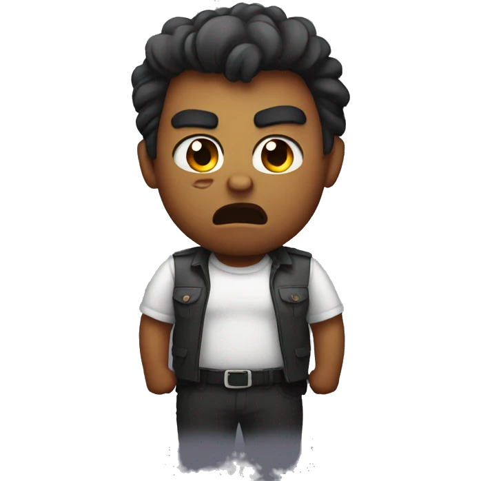 angry but also in love  emoji
