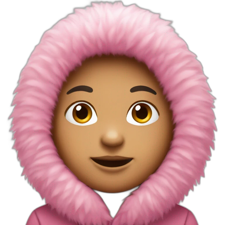Pink eskimo emoji