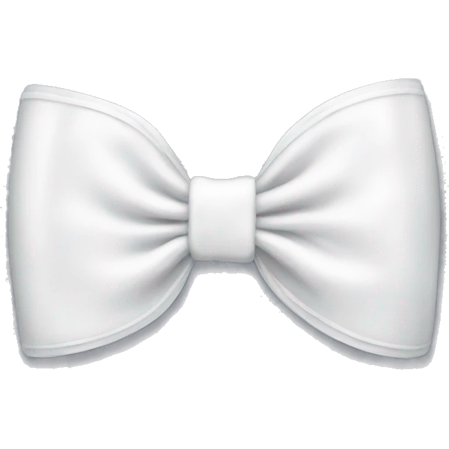 white bow emoji