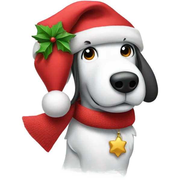 Christmas snoopy emoji