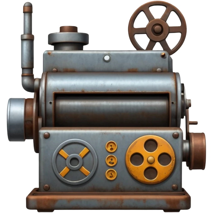 very big machinery or machine system with many buttons emoji