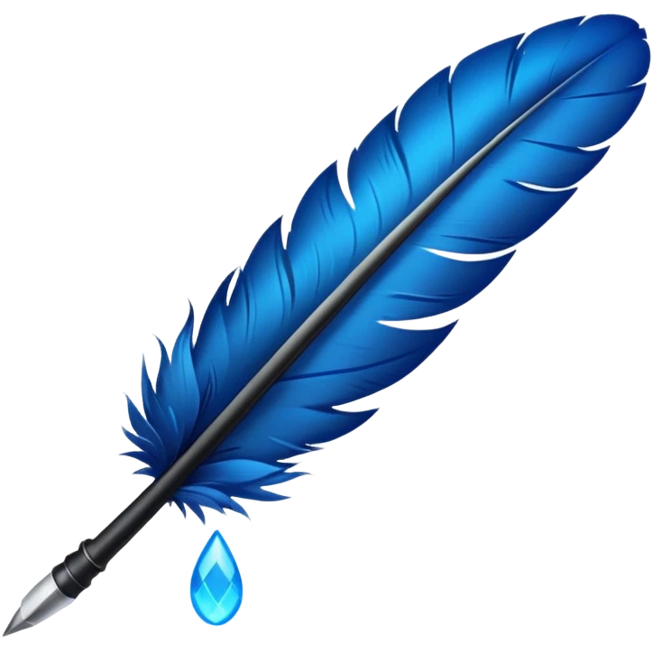 A quill with an ai-spark emoji