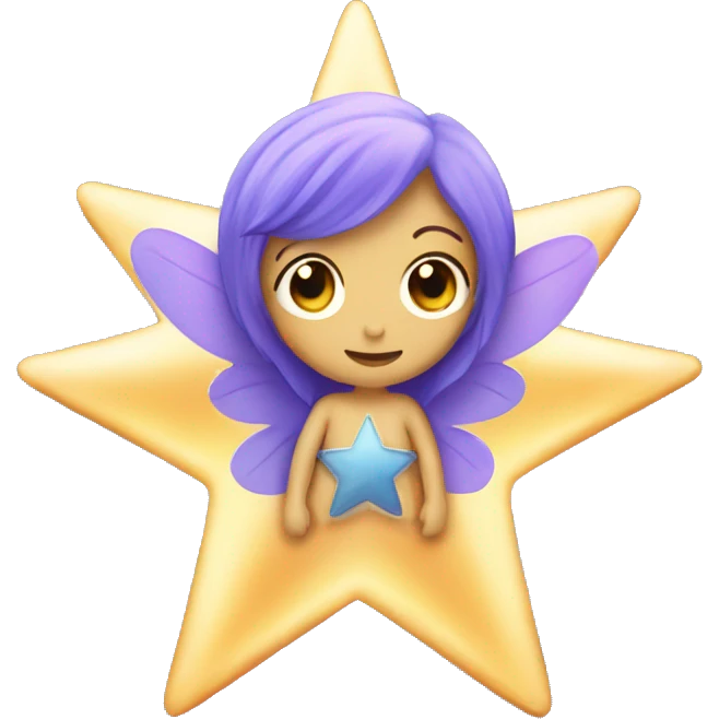 Star shape fairy emoji