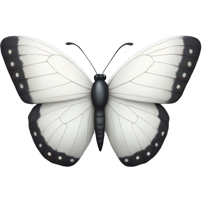 white butterfly emoji