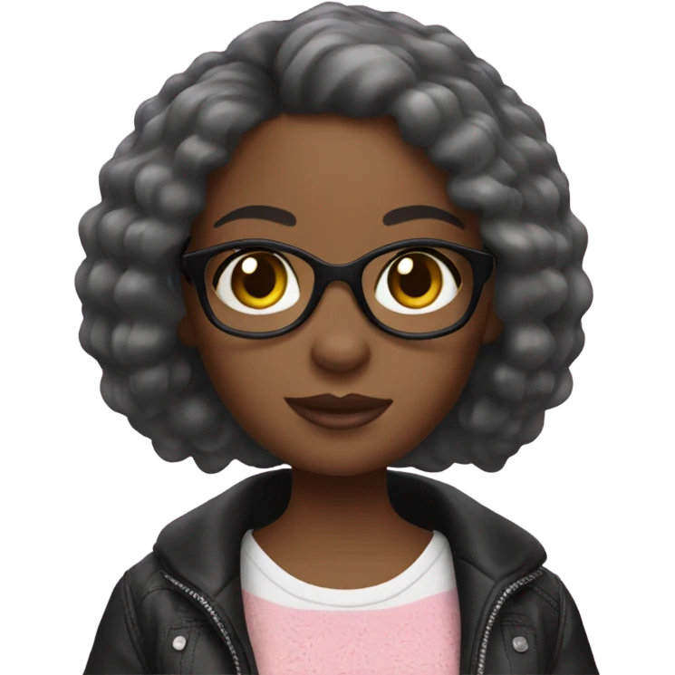 Black girl brats doll emoji