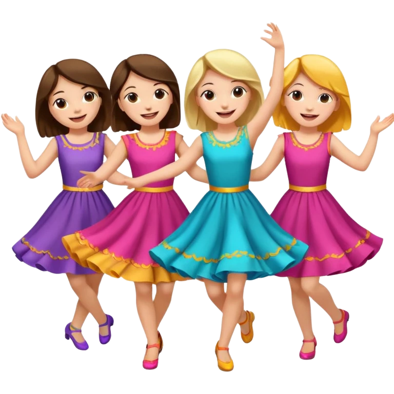 girls dancing emoji