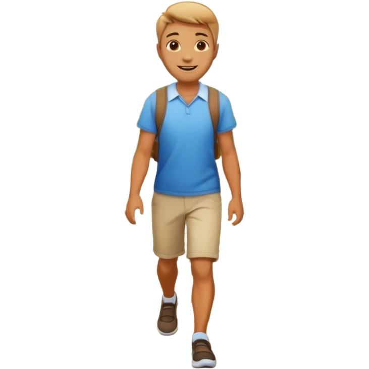 walk IN THE GARDEN on a path emoji