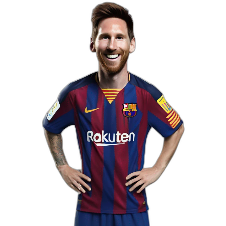 messi happy emoji