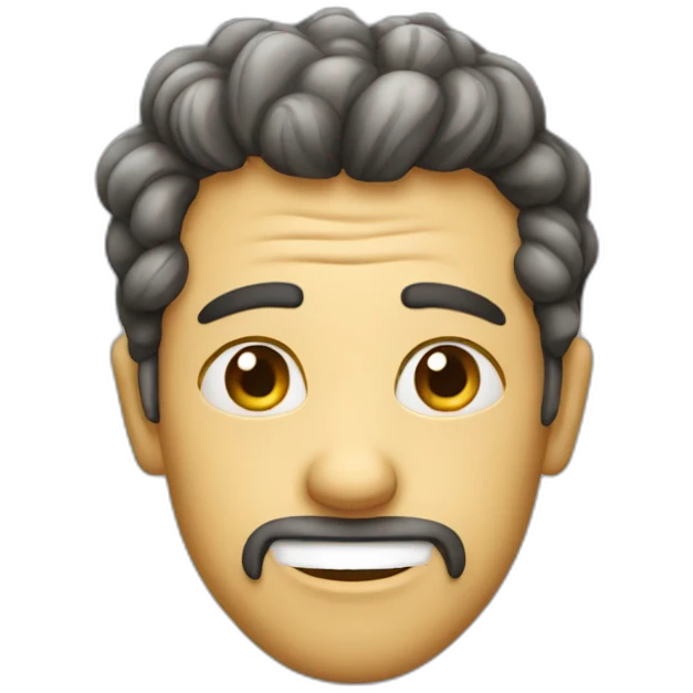 Silly person emoji