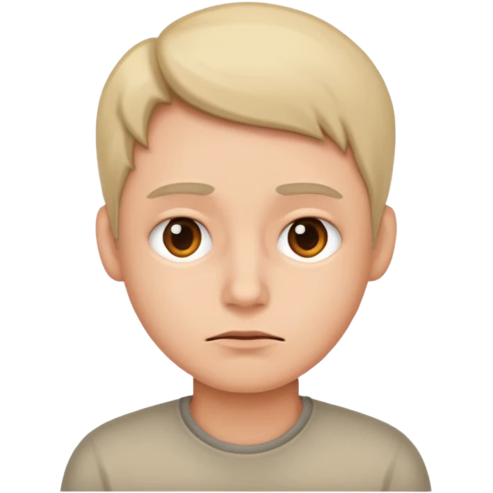 Emoji of a boring person emoji