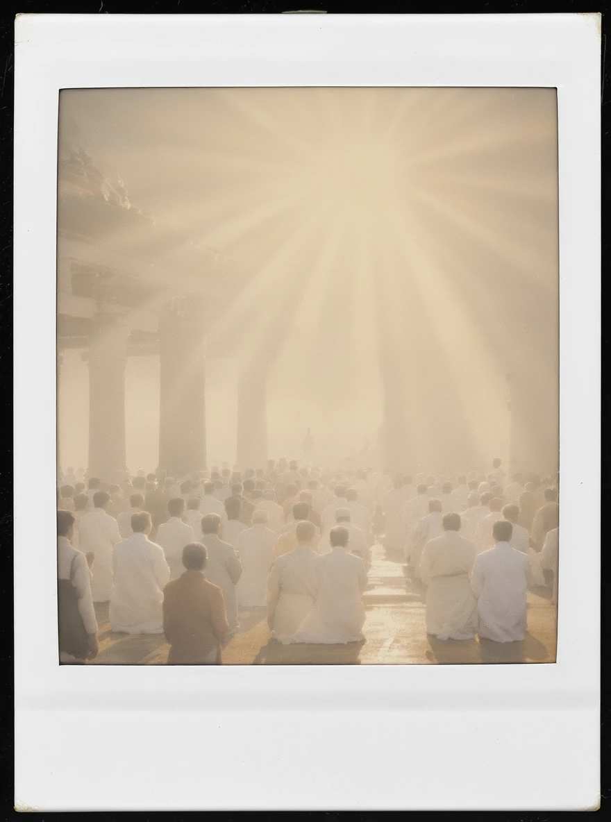 people praying in a Buddhist temple emoji