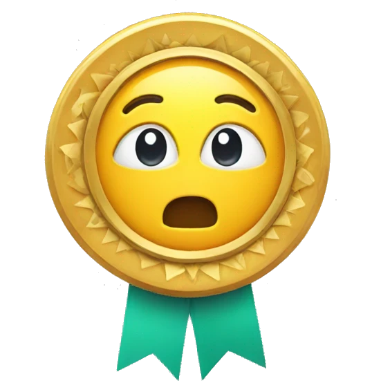 first award badge emoji