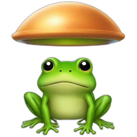 frog in ufo emoji
