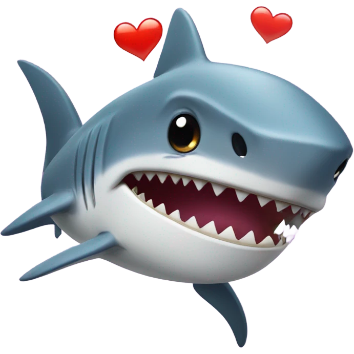 shark in love emoji