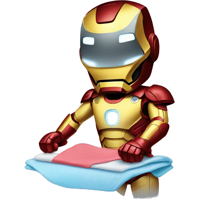 ironman ironing clothes emoji