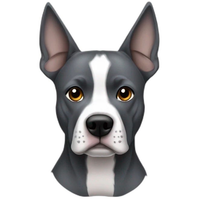 dark gray staffordshire pointy ears emoji