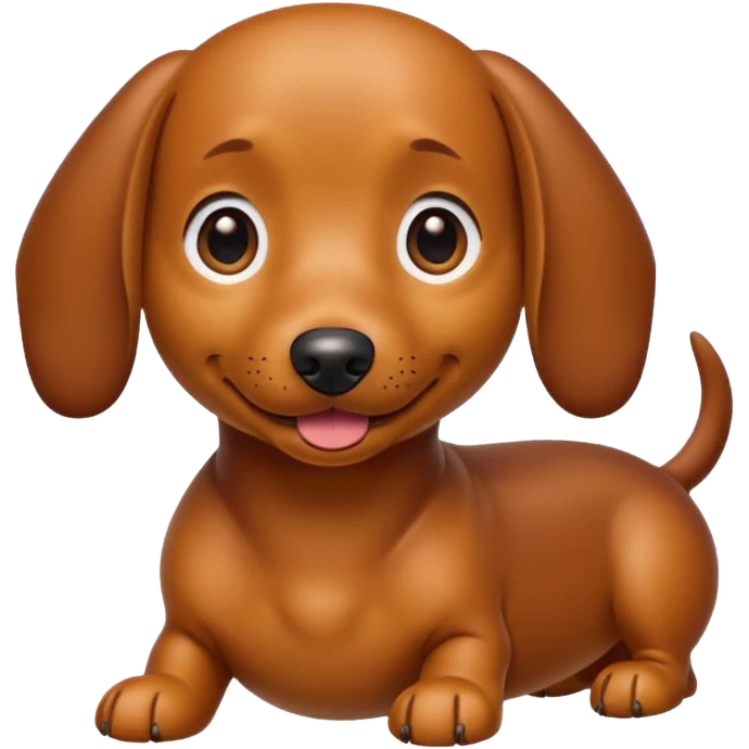 Weenie dog emoji