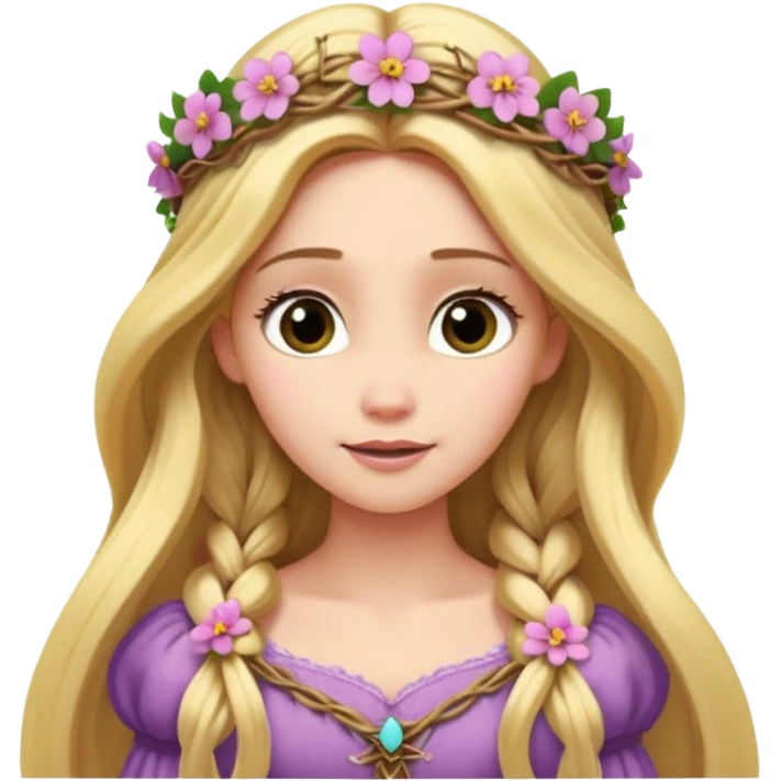Tangled rapunzel emoji