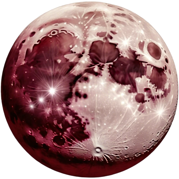Moon Burgundy emoji