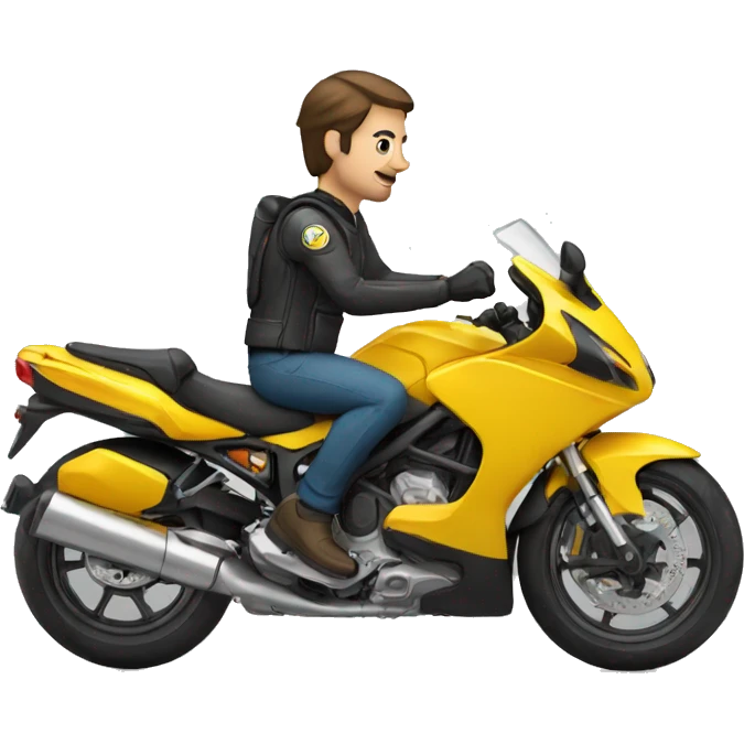 domiciliario en moto emoji