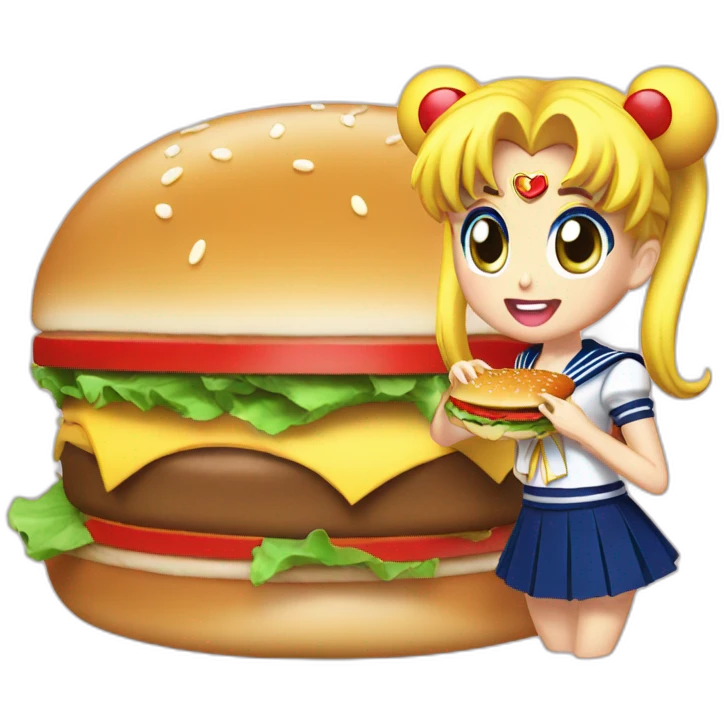 sailor-moon-eating-a-burger emoji