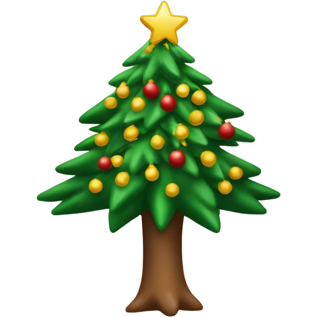 Tannenbaum der aussieht wie eine weedpflanze, geschmückt wie ein Weihnachtsbaum  emoji