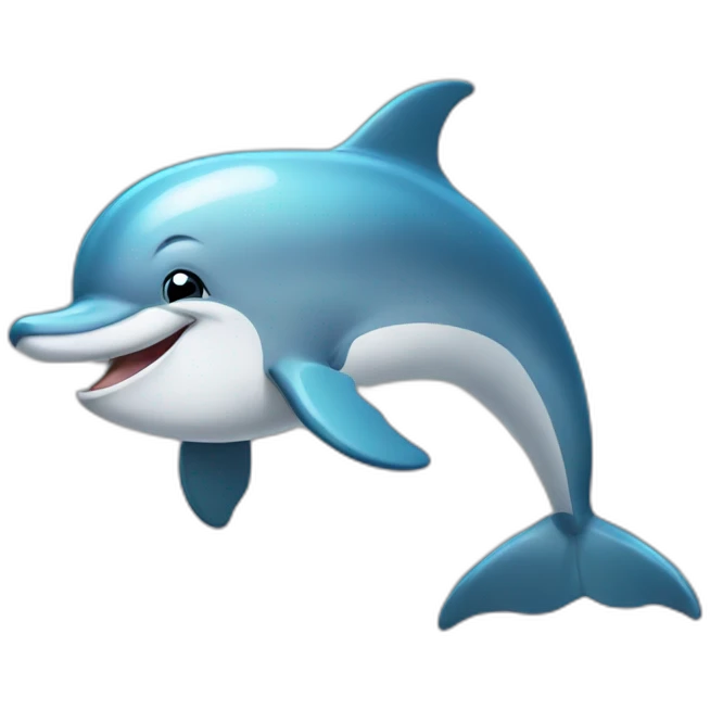 happy dolphin emoji
