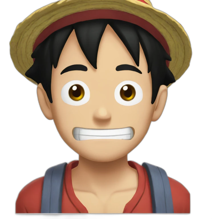 Luffy-read-book emoji