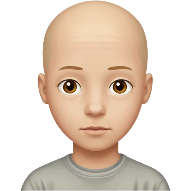bald teenager emoji