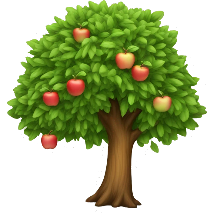 Tree whit Apple  emoji