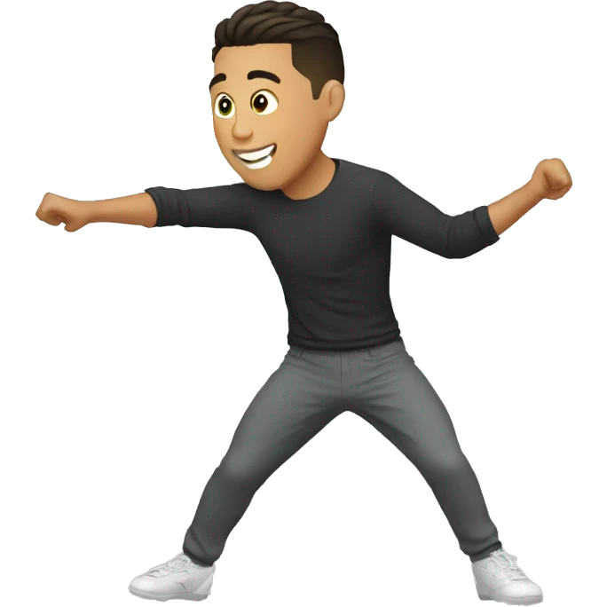 Ronaldo dancing  emoji