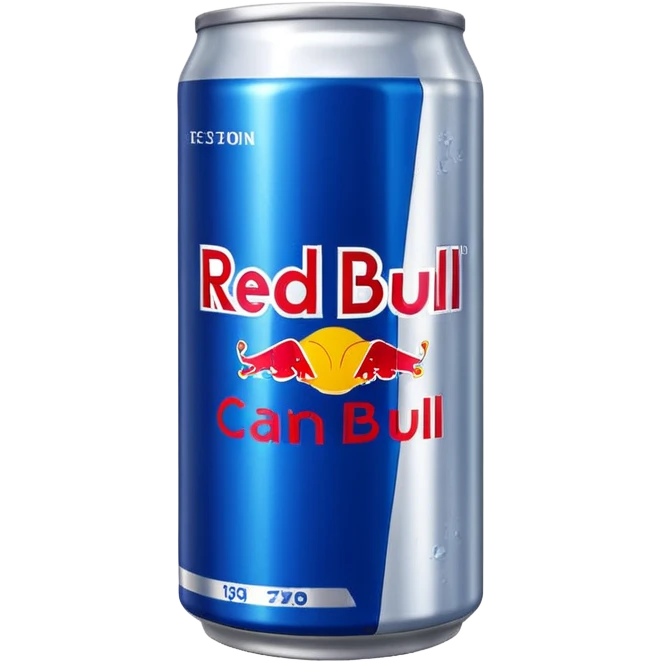 Lattina di latta di RedBull emoji