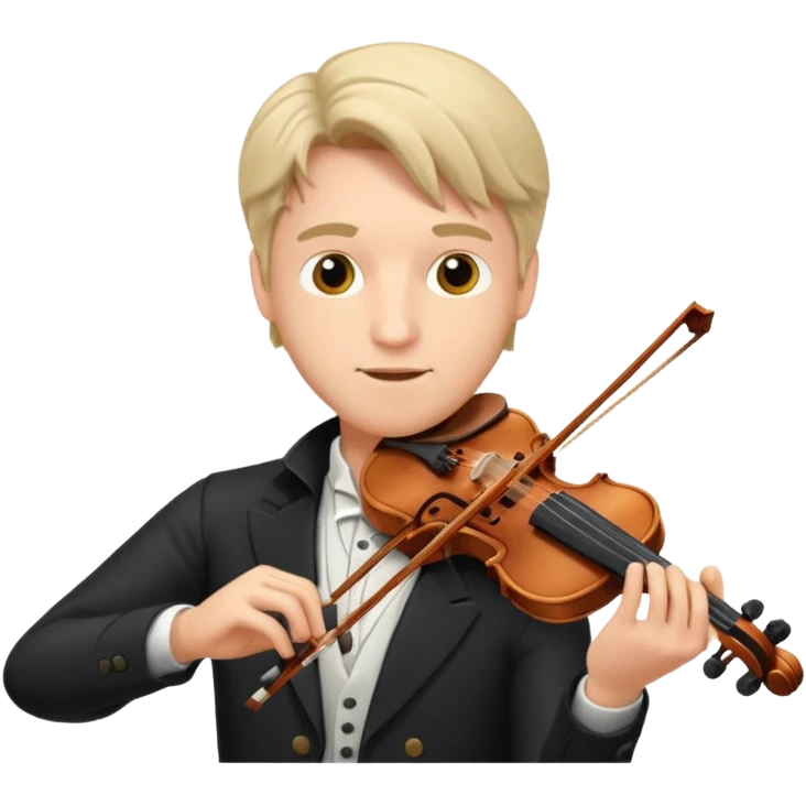male violinist emoji