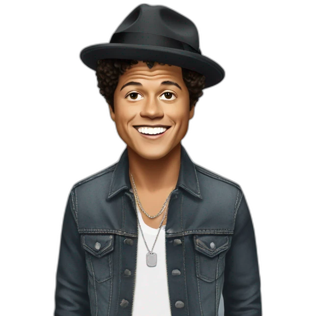 Bruno mars tire la langue emoji