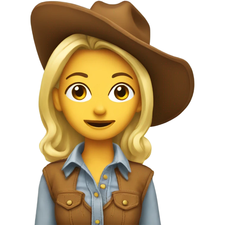 Cowgirl emoji