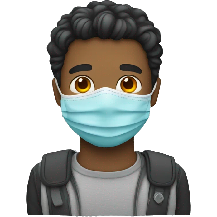 guy wearing a mask emoji