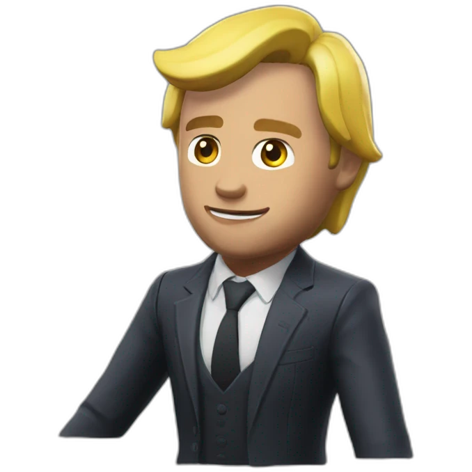macron sur fortnite emoji