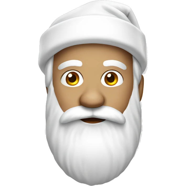 White Santa emoji