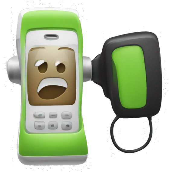 Phone making contrnt  emoji