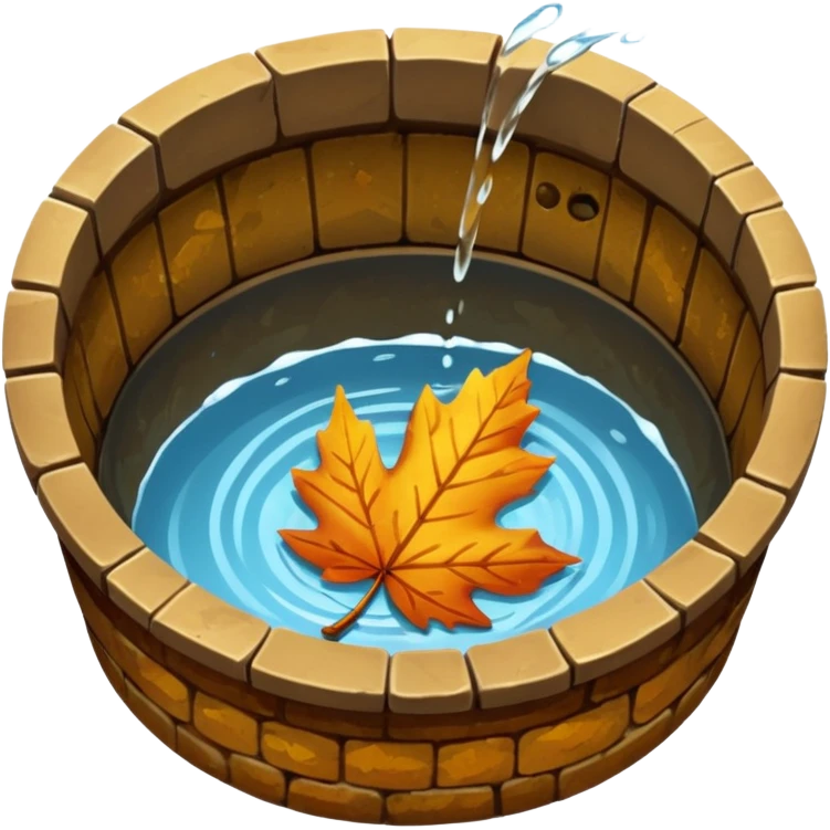 kind fällt in brunnen emoji