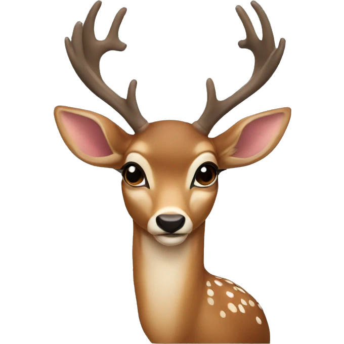 coquette deer emoji