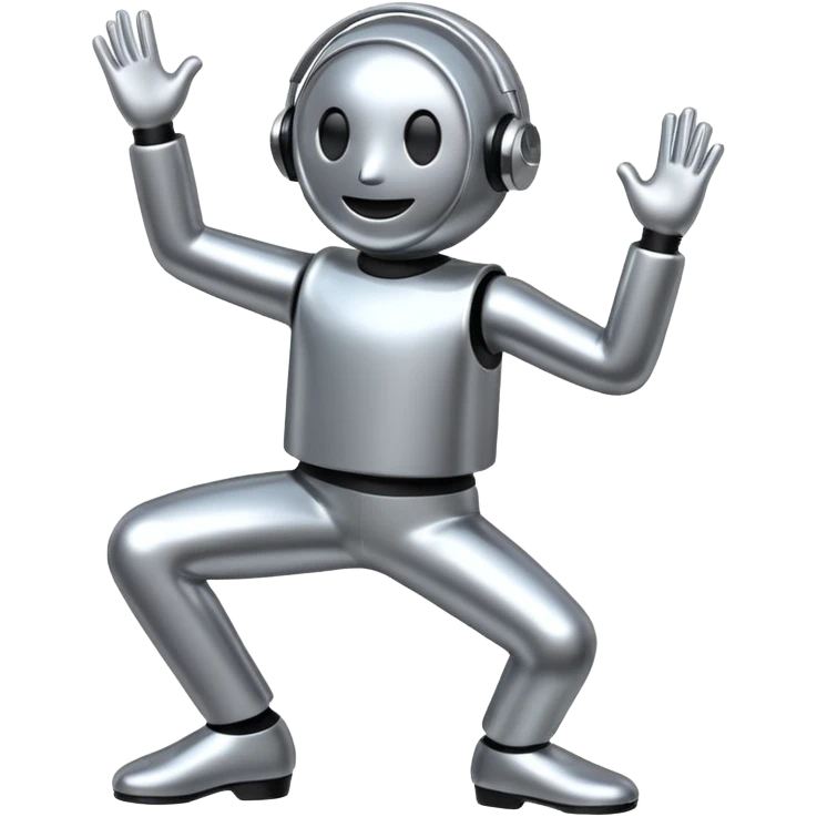 dancing computer emoji