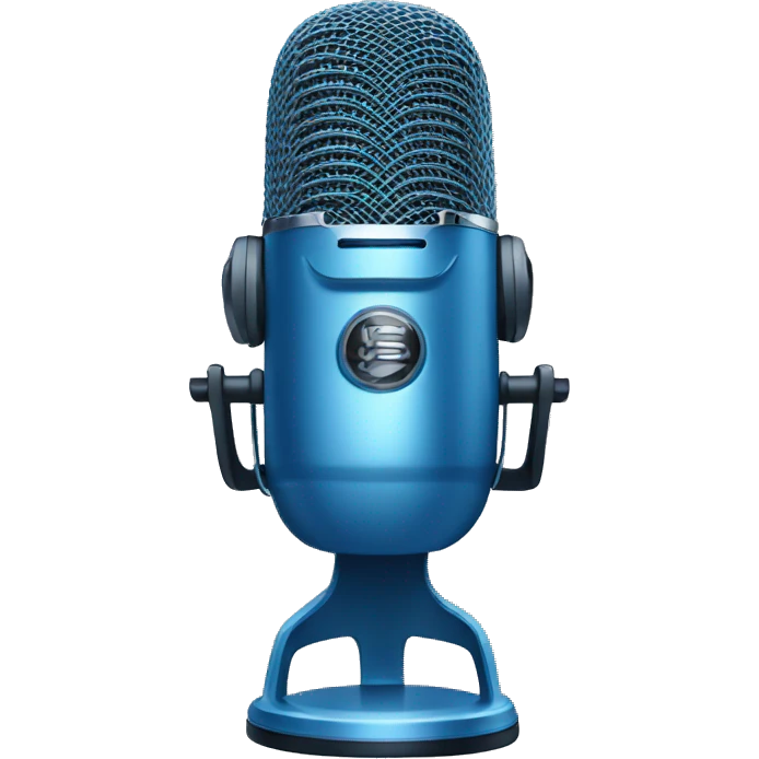 blue yeti microphone emoji